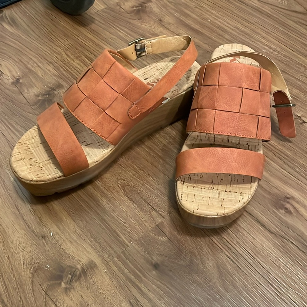 Orange Platform Sandals from KORKS